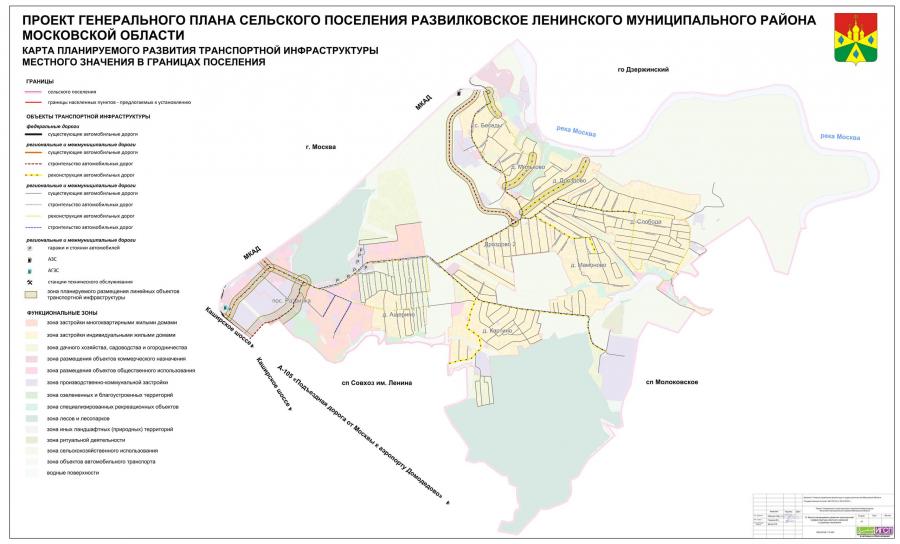 Генеральный план ленинского городского округа московской области