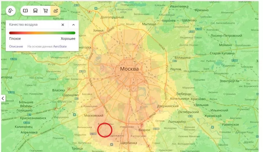 Карта загрязнения атмосферного воздуха москвы - 83 фото
