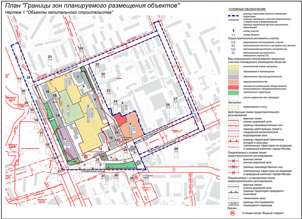 План застройки головинского района